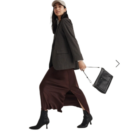 NWT MADEWELL SILKY MAXI SLIP SKIRT SIZE 8 - Picture 2 of 13